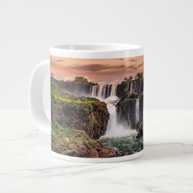 Wasserfälle | Iguacu-Nationalpark Jumbo-Tasse (Vorderseite Links)