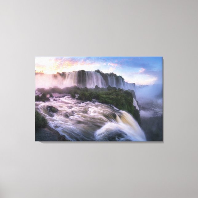 Wasserfälle | Iguazu Waterfall, Brasilien Leinwanddruck (Vorderseite)