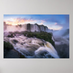 Wasserfälle   Iguazu Waterfall, Brasilien Poster