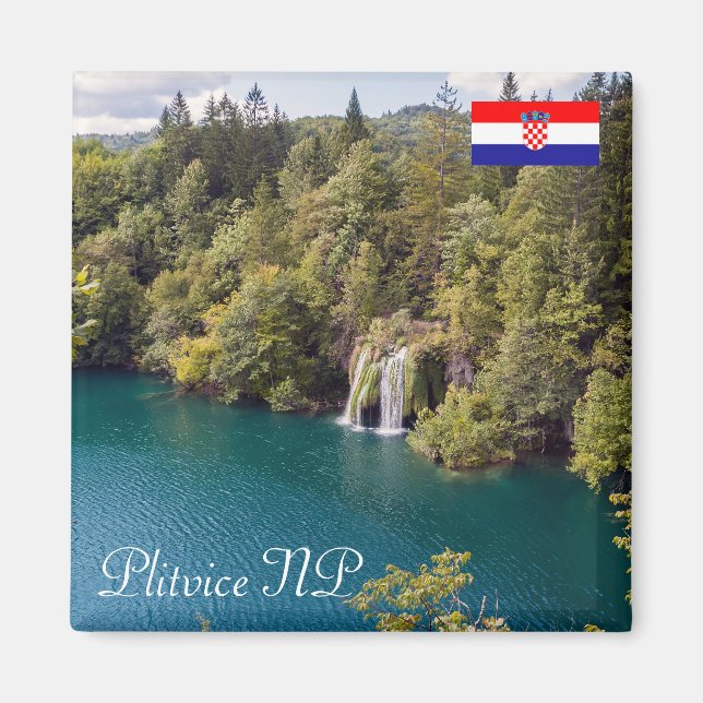 Wasserfälle im Nationalpark Plitvice - Kroatien Magnet (Vorne)