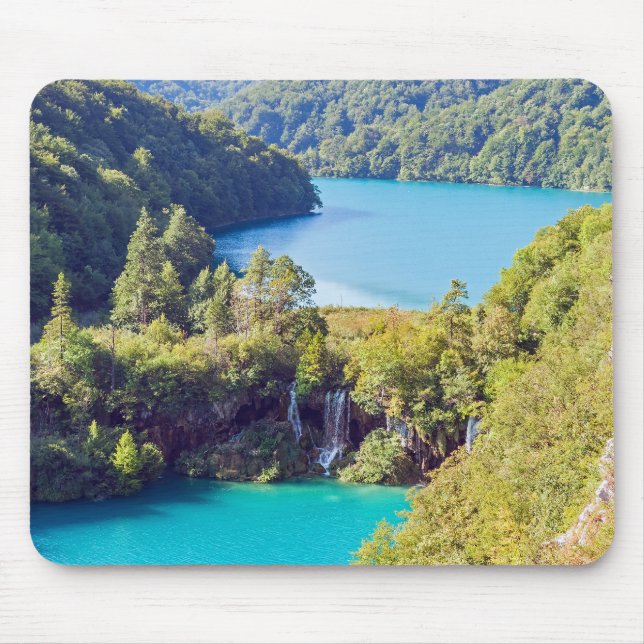 Wasserfälle im Nationalpark Plitvice - Kroatien Mousepad (Vorne)