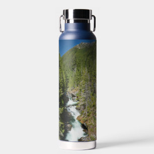 Wasserfälle im olympischen Nationalwald Trinkflasche