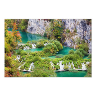 Wasserfälle im Plitvice See-Nationalpark Fotodruck