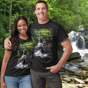 Wasserfälle in den North Carolina Bergen Foto T-Shirt