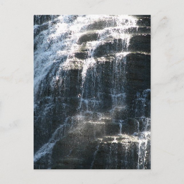 Wasserfälle in Ithaca Falls New York Postkarte (Vorderseite)