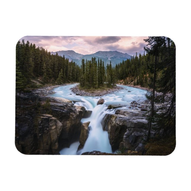 Wasserfälle | Jasper National Park, Kanada Magnet (Horizontal)