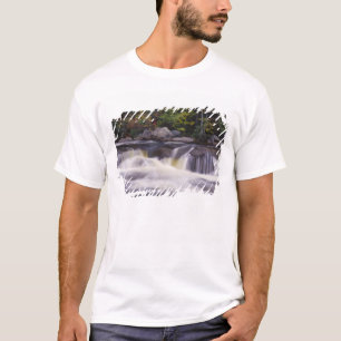 Wasserfälle, Kancamagus Highway, weiß T-Shirt
