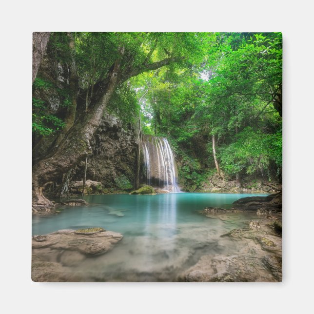 Wasserfälle | Kanchanaburi, Thailand Magnet (Vorne)