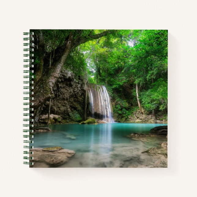 Wasserfälle | Kanchanaburi, Thailand Notizbuch (Vorderseite)