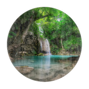Wasserfälle Kanchanaburi, Thailand Schneidebrett