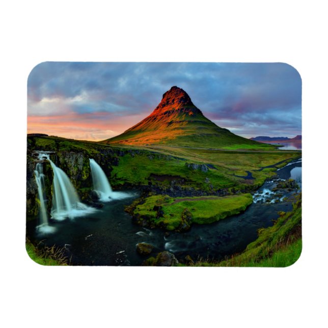 Wasserfälle | Kirkjufell, Island Magnet (Horizontal)