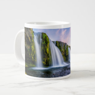 Wasserfälle   Kirkjufellsfoss, Island Jumbo-Tasse