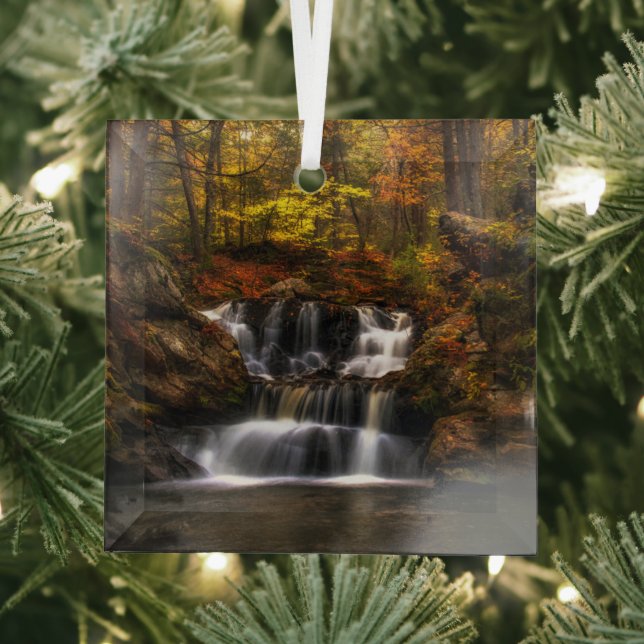 Wasserfälle | New England Connecticut Ornament Aus Glas (Insitu)