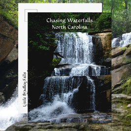 Wasserfälle Nord-Carolina-Foto Postkarte