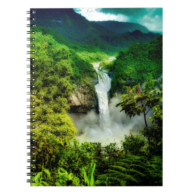 Wasserfälle | San Rafael Falls, Ecuador Notizblock (Vorderseite)