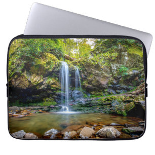 Wasserfälle   Smokey Mountain National Park Laptopschutzhülle