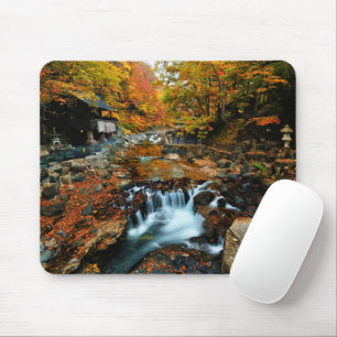 Wasserfälle Takaragawa Onsen Osenkaku, Japan Mousepad