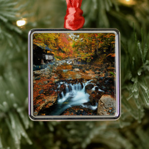 Wasserfälle   Takaragawa Onsen Osenkaku, Japan Ornament Aus Metall