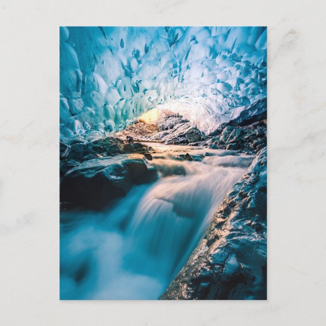 Wasserfälle | Vatnajokull Glacier, Ost-Island Postkarte (Vorderseite)