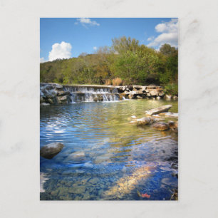 Wasserfälle von Barton Creek in Austin Texas 2 Postkarte