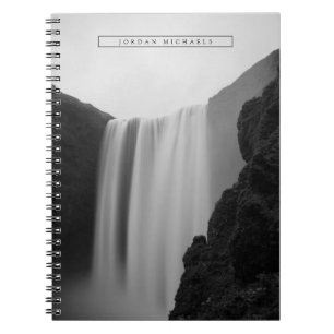 Wasserfälle   Wasserfall Skogafoss, Island Notizblock