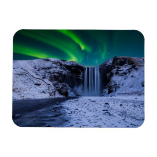 Wasserfälle   Wasserfall Skógafoss Magnet