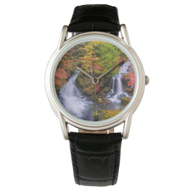 Wasserfälle | Wasserfälle Nikko Japan Fall Armbanduhr (Vorderseite)