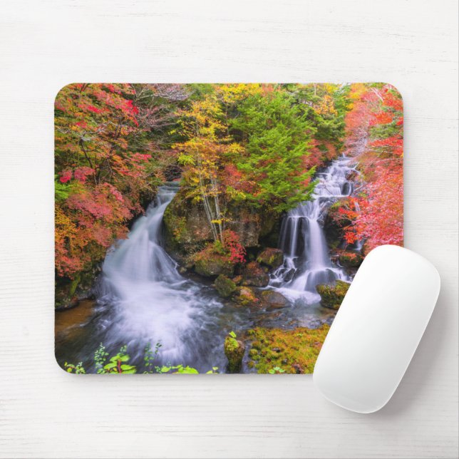Wasserfälle | Wasserfälle Nikko Japan Fall Mousepad (Mit Mouse)