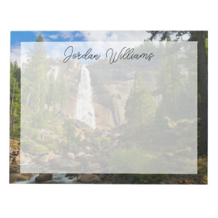 Wasserfälle Yosemite National Park Notizblock
