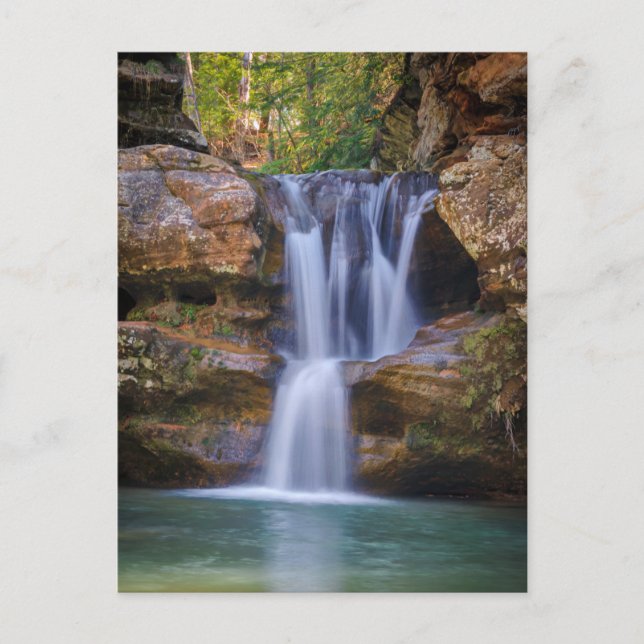 Wasserfälle | Zedernfälle, Ohio Postkarte (Vorderseite)