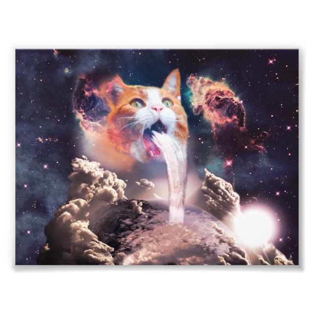 Wasserfallkatze Fotodruck (Vorne)