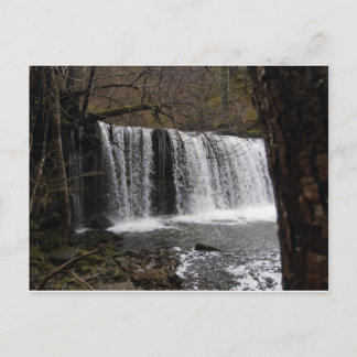 Wasserfallland in Wales, Brecon Leuchtfeuer Postkarte