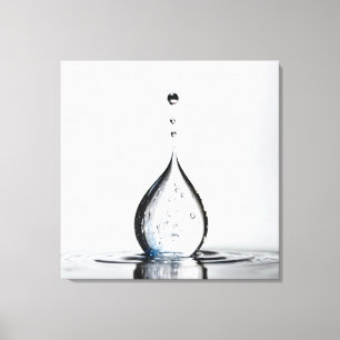 WasserfallmakMakro Leinwanddruck