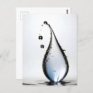 WasserfallmakMakro Postkarte