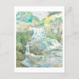 Wasserfallmalerei Postkarte