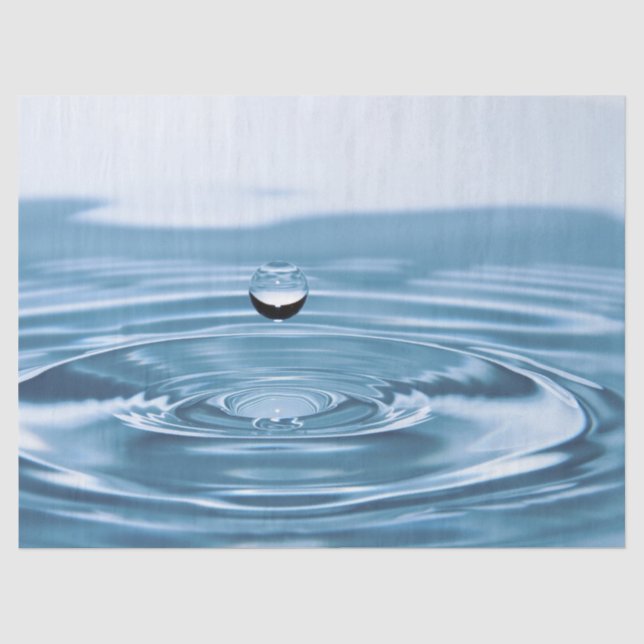 Wasserfallpapier Seidenpapier (Vorderseite)