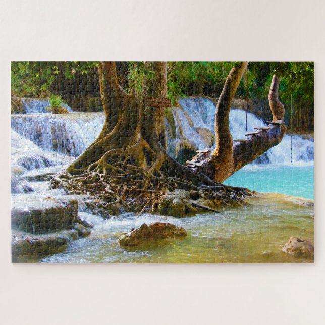 Wasserfallrätsel (Horizontal)