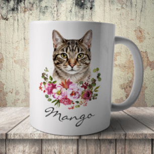 Wasserfarb-Tabby-Katze Kaffeetasse