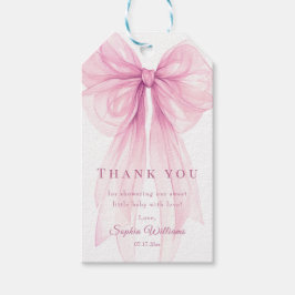 Wasserfarbband-Geschenkanhänger für Baby Shower &  Geschenkanhänger
