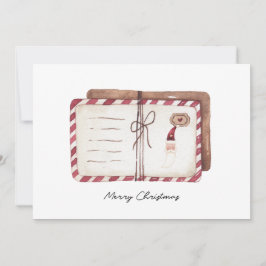 Wasserfarbbrief für die Karte