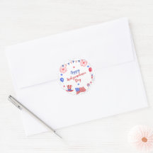 Wasserfarbe 4. Juli Party zum Unabhängigkeitstag