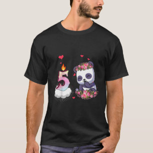 Wasserfarbe 5TH 5 Panda T-Shirt