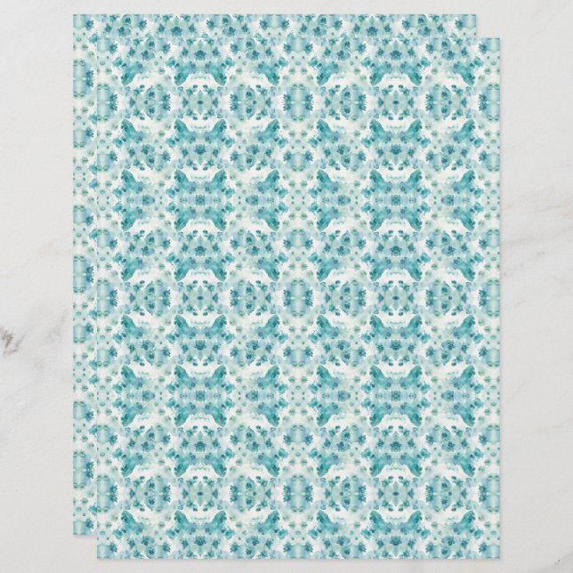 Wasserfarbe Abstrakt 33 Scrapbook Paper (Vorne/Hinten)