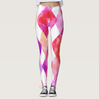 Wasserfarbe Abstrakt: Handgemalt Nahtlos. Leggings