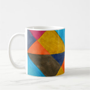 Wasserfarbe abstrakt kreatives Design. Kaffeetasse