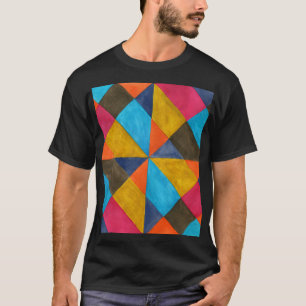 Wasserfarbe abstrakt kreatives Design. T-Shirt