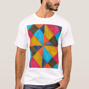Wasserfarbe abstrakt kreatives Design. T-Shirt