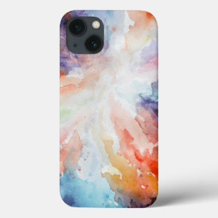 Wasserfarbe Abstrakt Multicolor Cloud Art Case-Mate iPhone Hülle