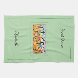 Wasserfarbe, Afrcan Art Phantastisches Herz Erwärm Geschirrtuch