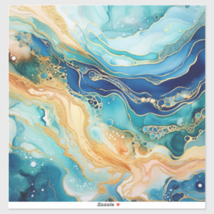 Wasserfarbe Agate Vinyl Sticker